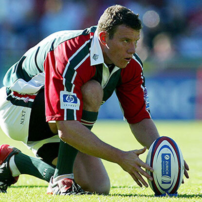 Photo of Tim Stimpson playing rugby